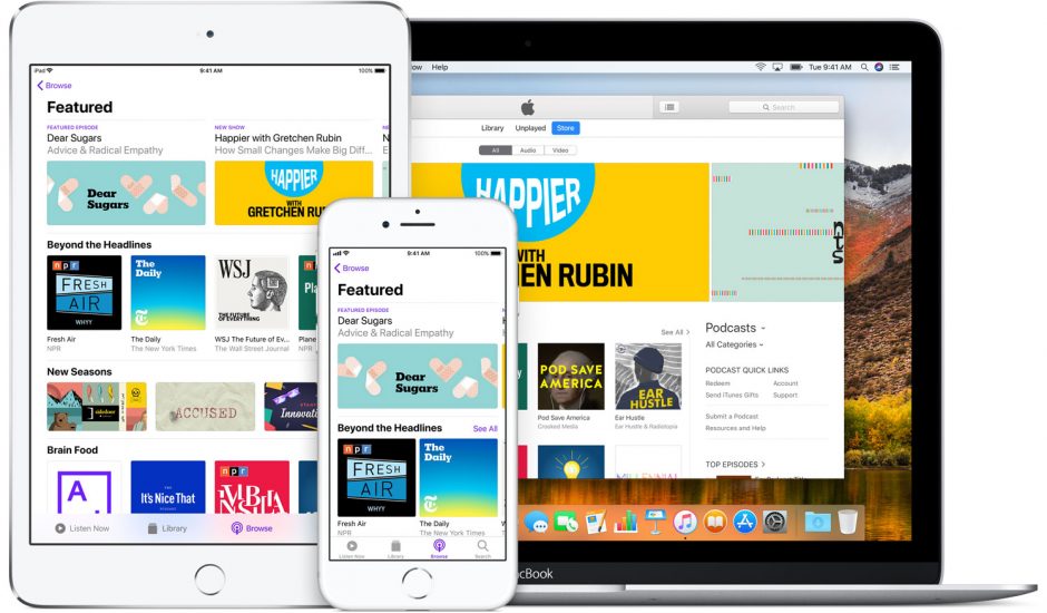Apple Podcasts s'éloigne d'iTunes