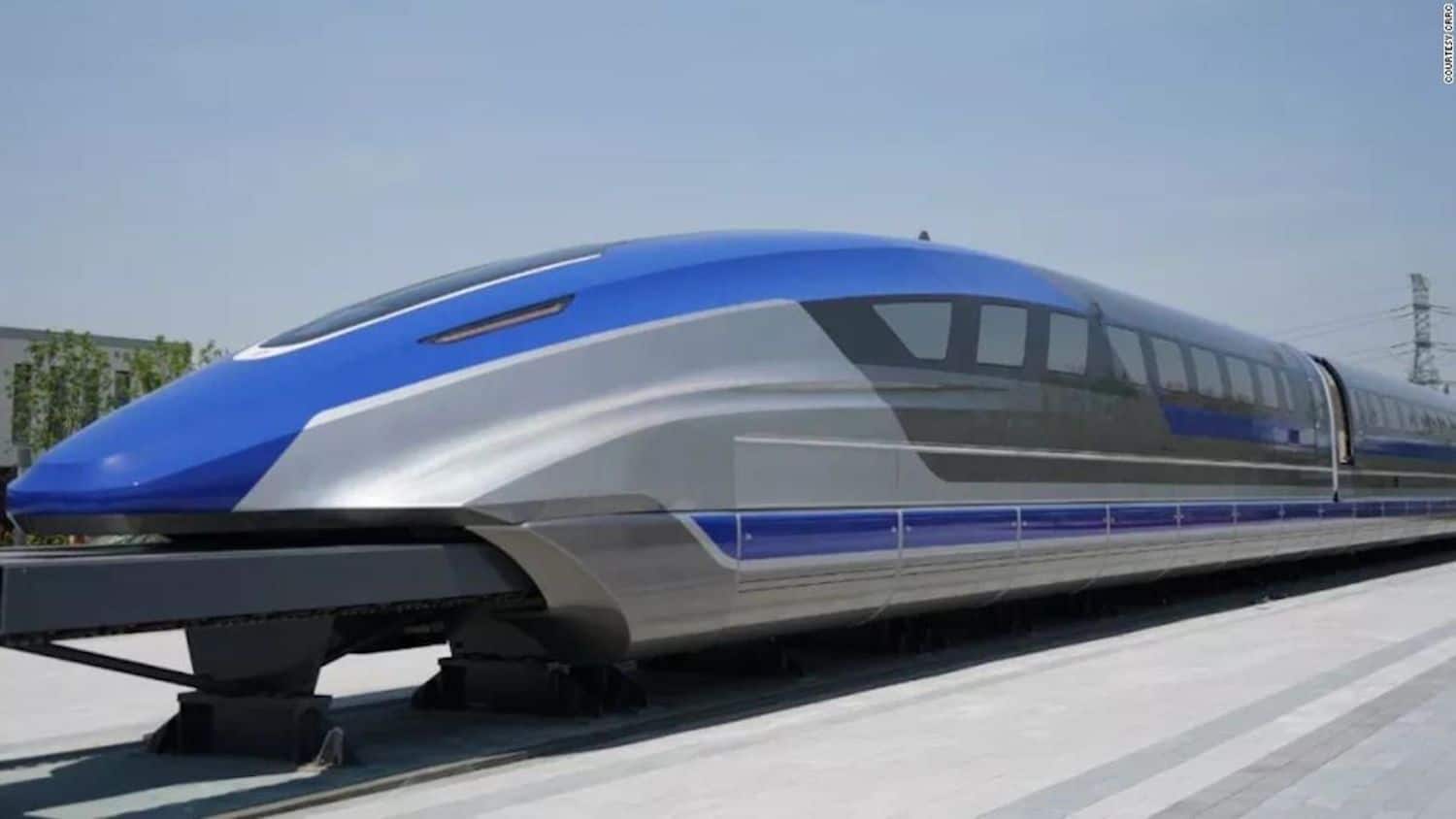 Le CRRC de Chine présente son nouveau train capable de se déplacer à près de 600km/h.