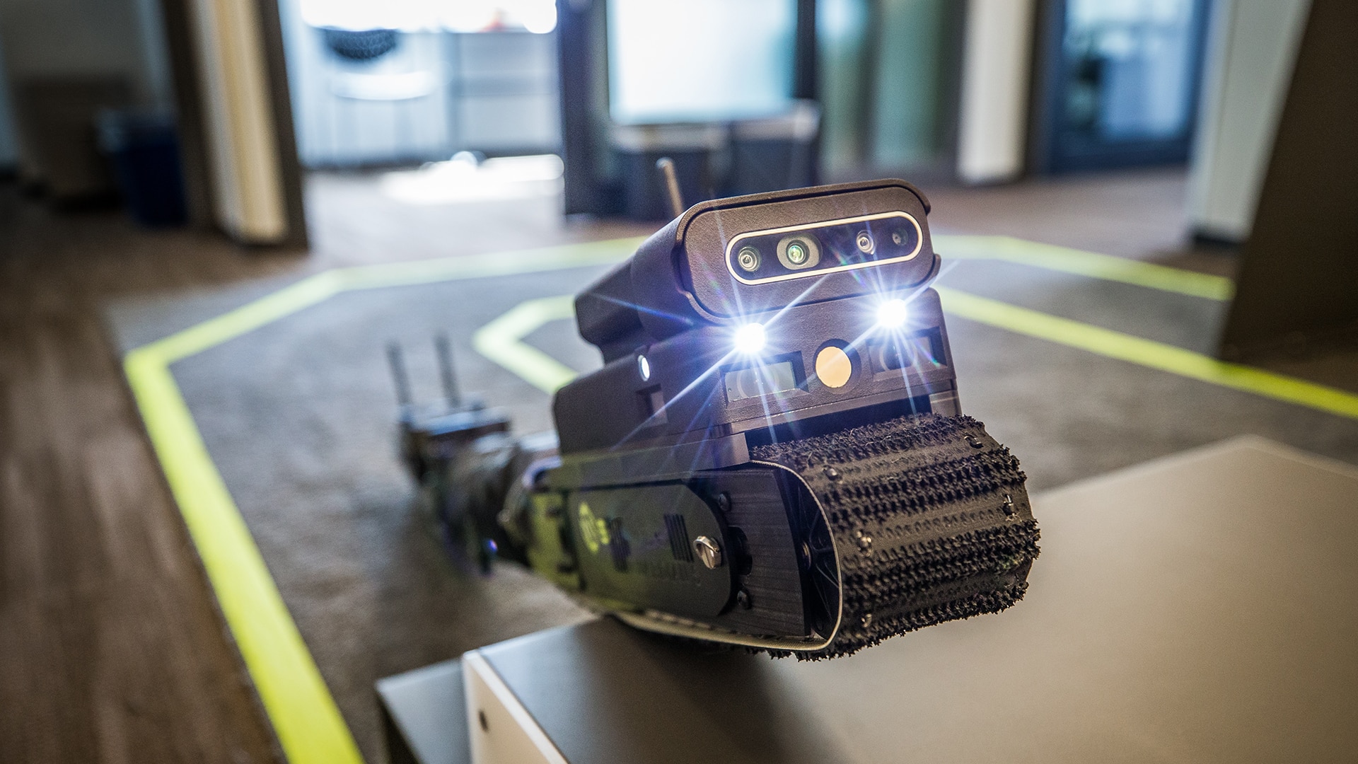 Le robot développé par Sarcos entrainé à l'aide de la plateforme de Microsoft