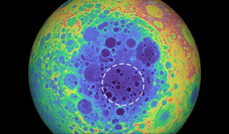 Un cratère géant découvert sur la Lune.