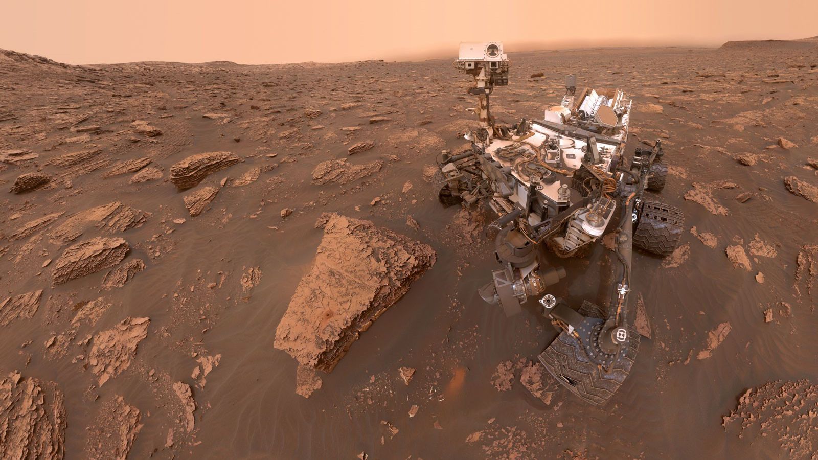 Le rover Curiosity trouve des signes de vie en la présence d'un fort taux de méthane sur Mars