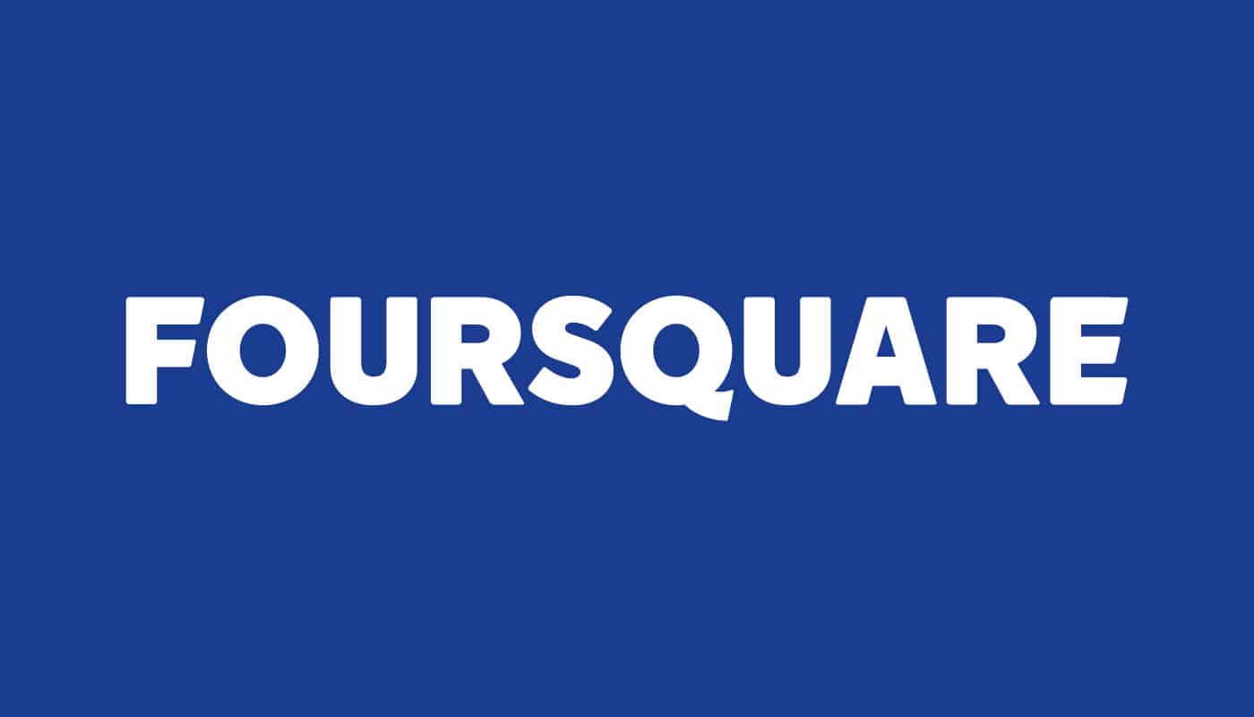 Le logo actuel de Foursquare changé en 2014