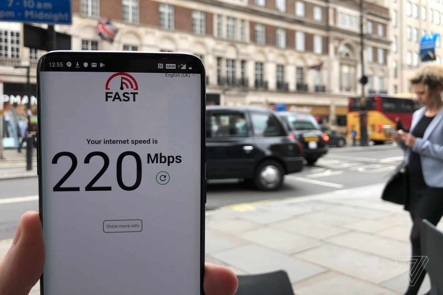 La 5G fonctionne au Royaume-Uni.