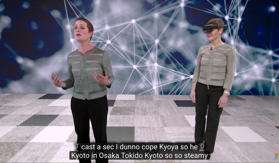 Microsoft peut produire des hologrammes s'exprimant dans une autre langue que leur modèle