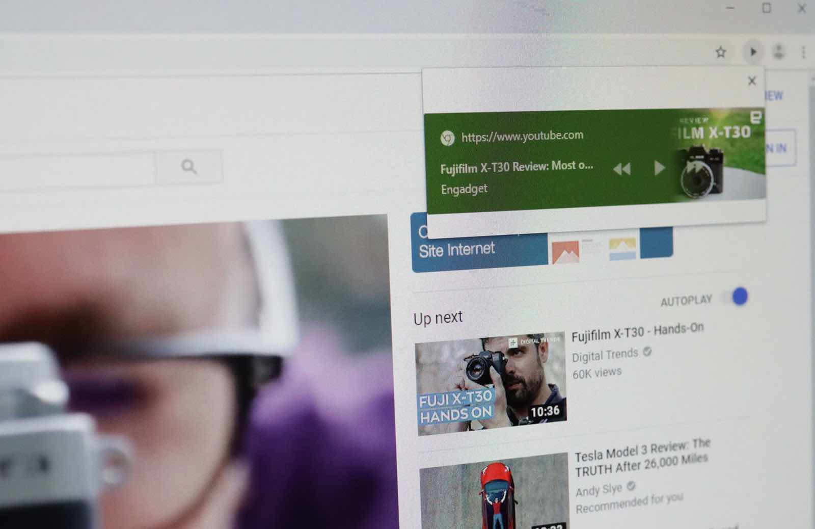 Chrome lance une nouvelle fonctionnalité pour stopper a lecture d'un contenu.