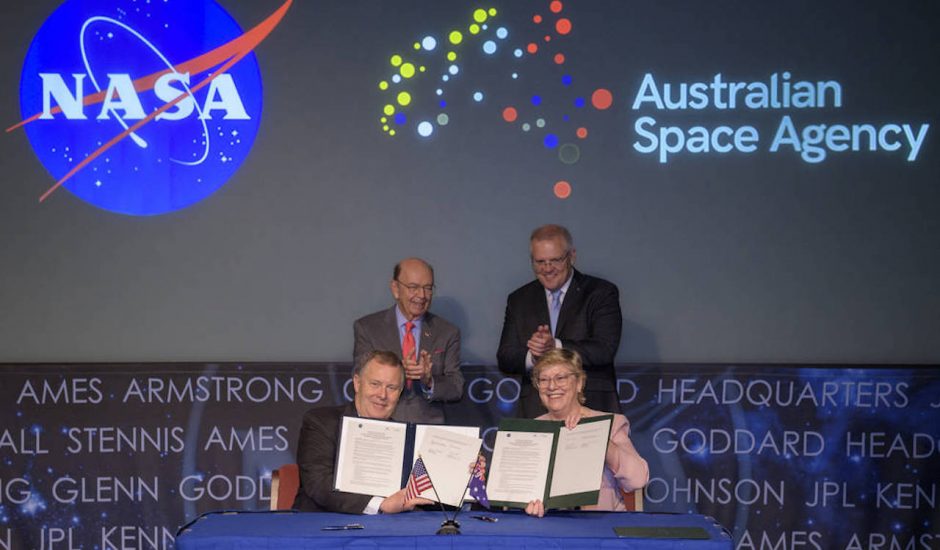 L'Australie va aider la NASA.