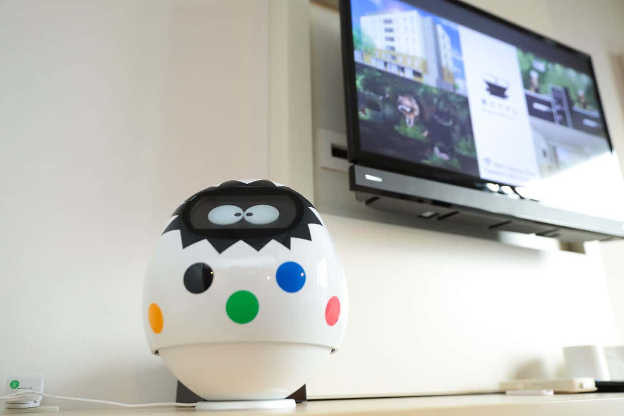 Un des robots présents dans les hôtels Henn na au Japon