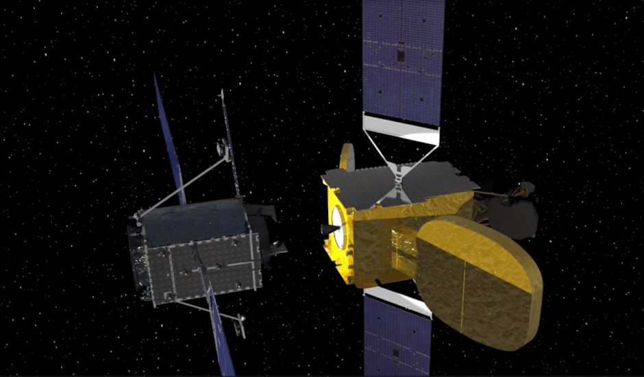 Un remorqueur spatial MEV-1, normalement capable d'augmenter la durée de vie des autres satellites