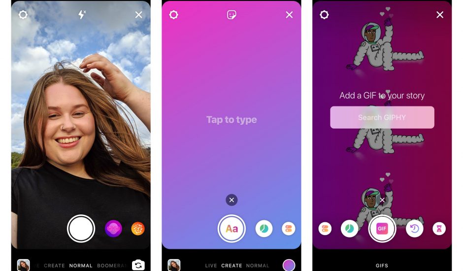 Instagram présente une nouvelle UI pour l'interface des stories