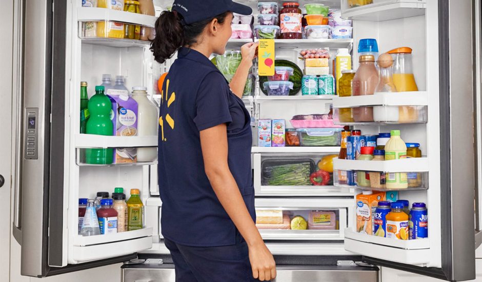 Walmart livre les courses de ses clients directement dans leur frigo.