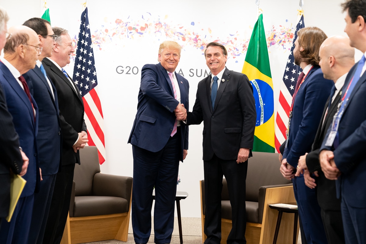 Bolsonaro et Trump au G20