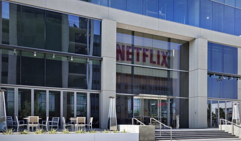 Entrée des bureaux de Netflix à Los Angeles