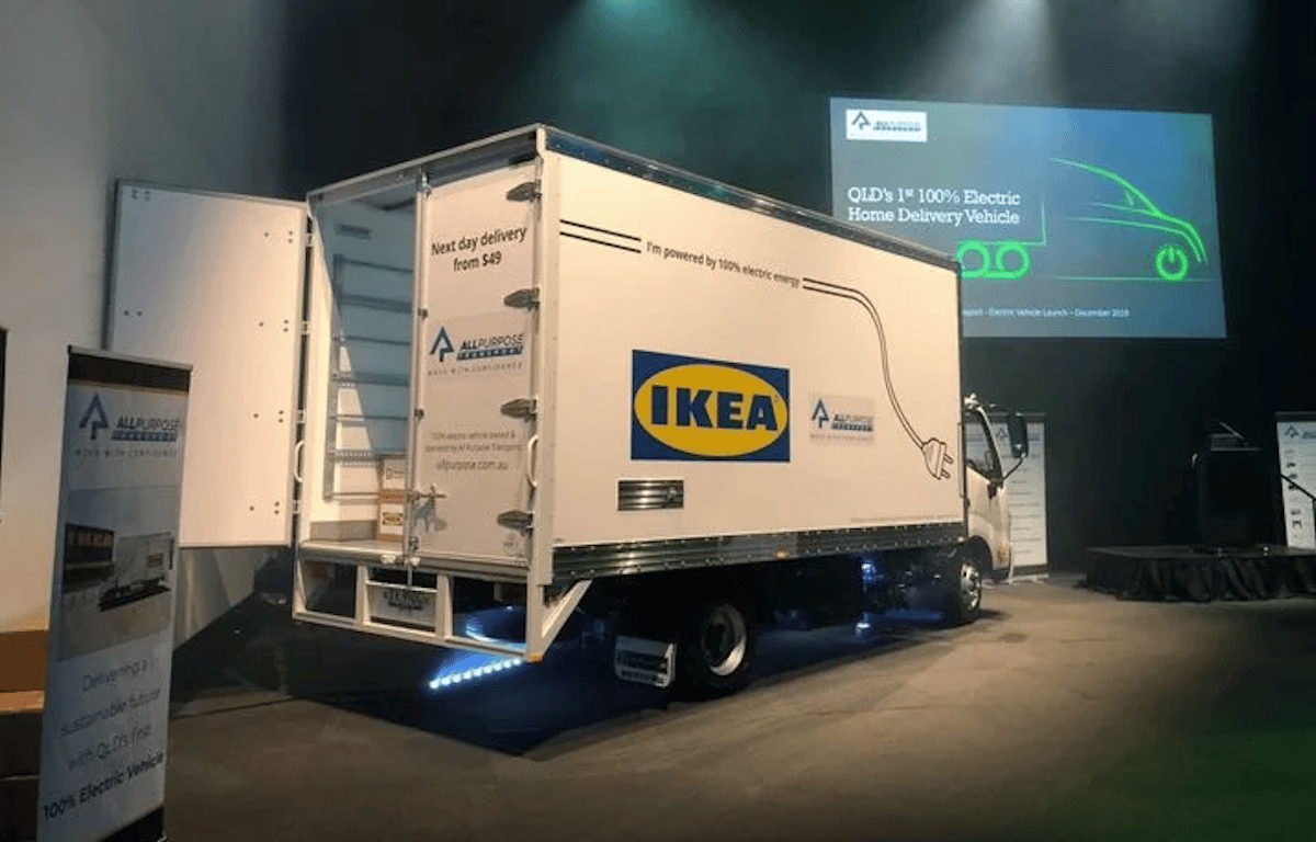 Camion électrique Ikea