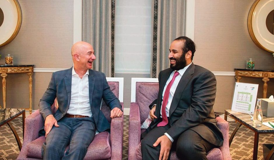 Bezos et le prince héritier.