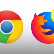 Les logos de Chrome et Firefox