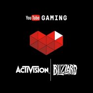 Les logos YouTube Gaming et Activision Blizzard