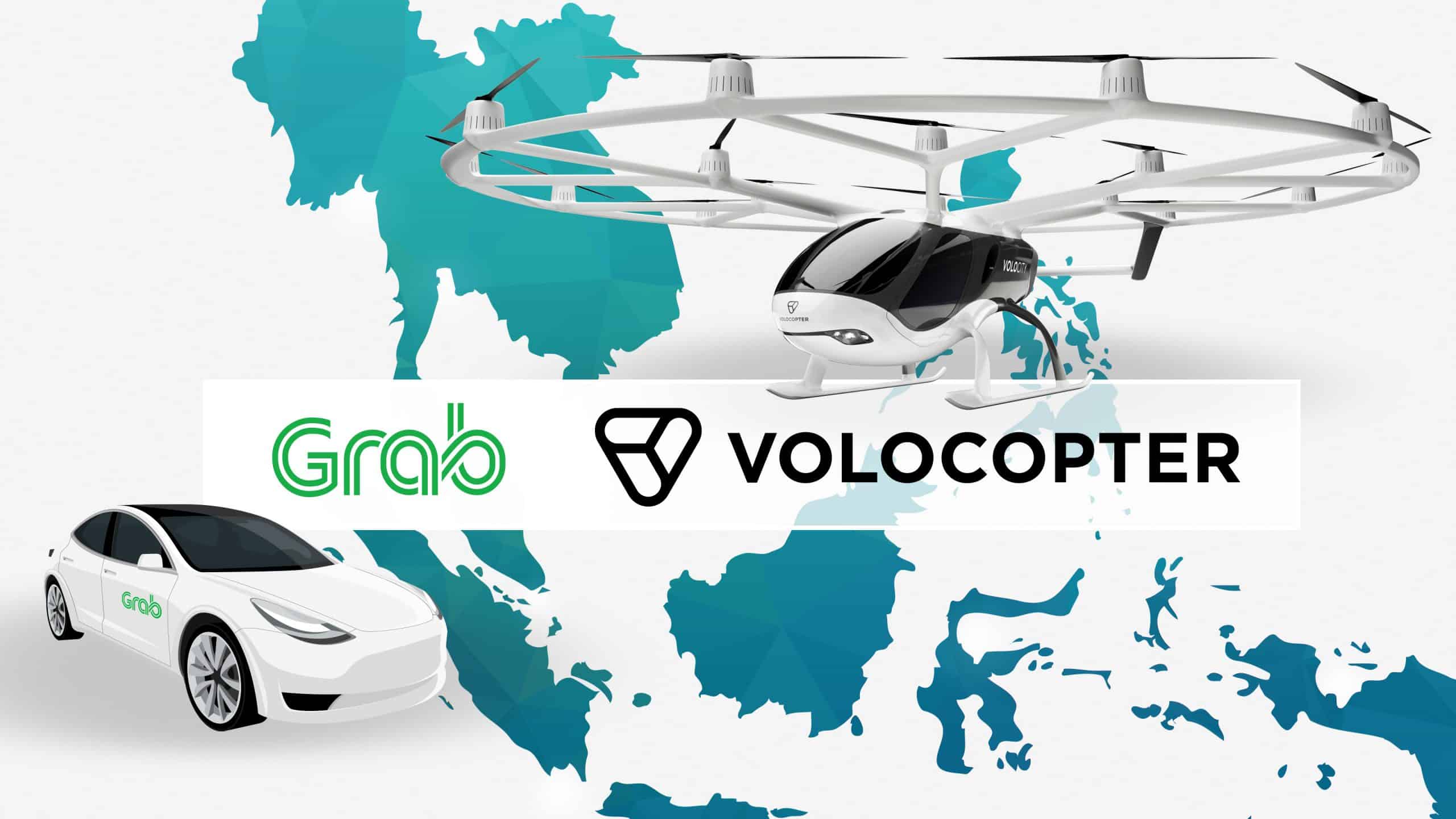 Grab et Volocopter ont annoncé un partenariat pour étudier la mise en place d'un service de taxis volants