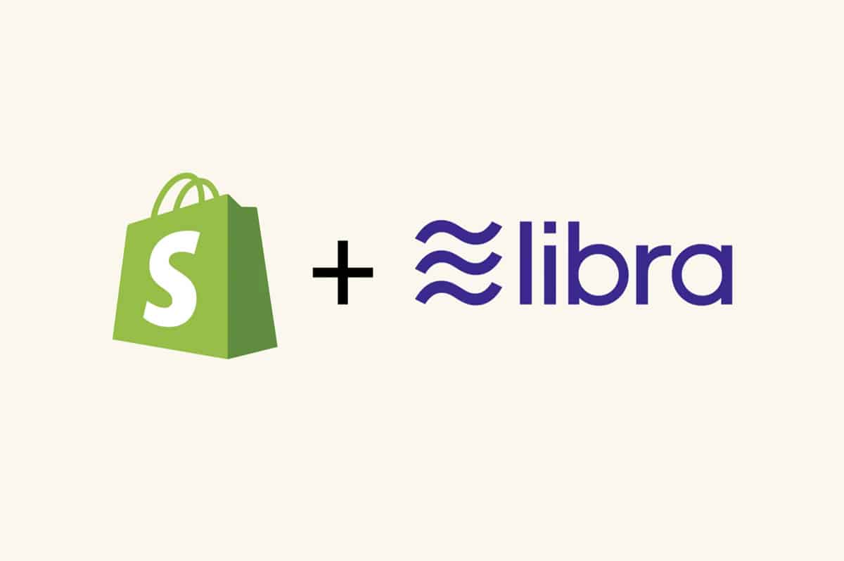 Les logos de Libra et de Shopify