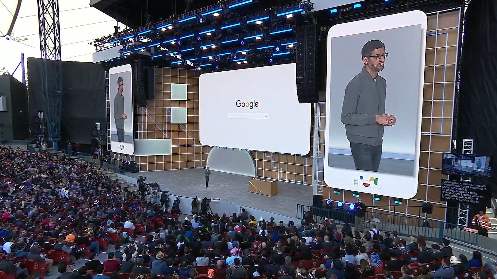 La conférence I/O de Google en 2019.