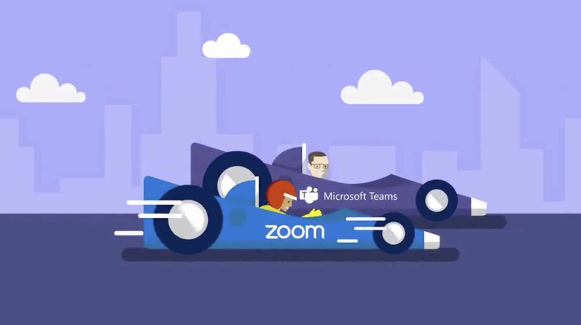 Zoom devient une menace pour Microsoft.
