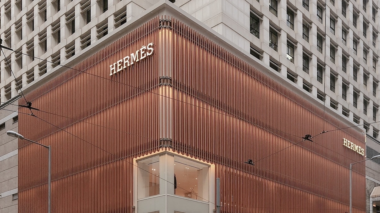 Hermès voit son chiffre d'affaires exploser au moment du déconfinement.
