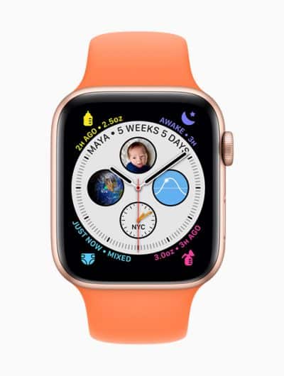 Fond d'écran watchOS 7 de l'Apple Watch