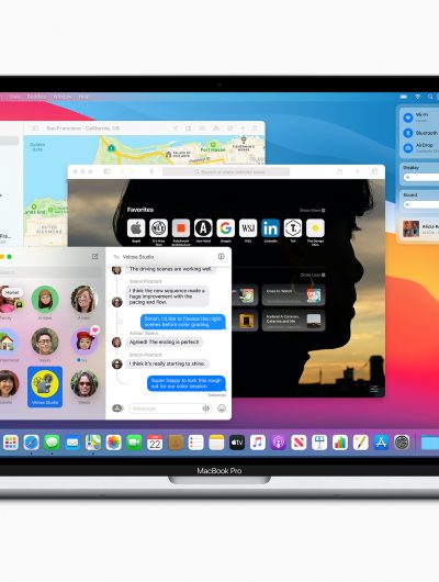 Présentation du redesign macOS Big Sur