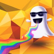 Illustration du logo de Snapchat