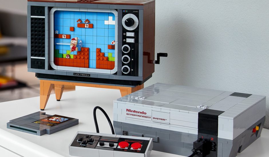 Une réplique de console NES faite en LEGO.