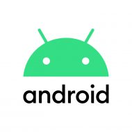 Le logo Android sur fond blanc.