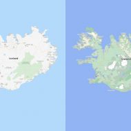 Comparaison des nouvelles cartes Google Maps