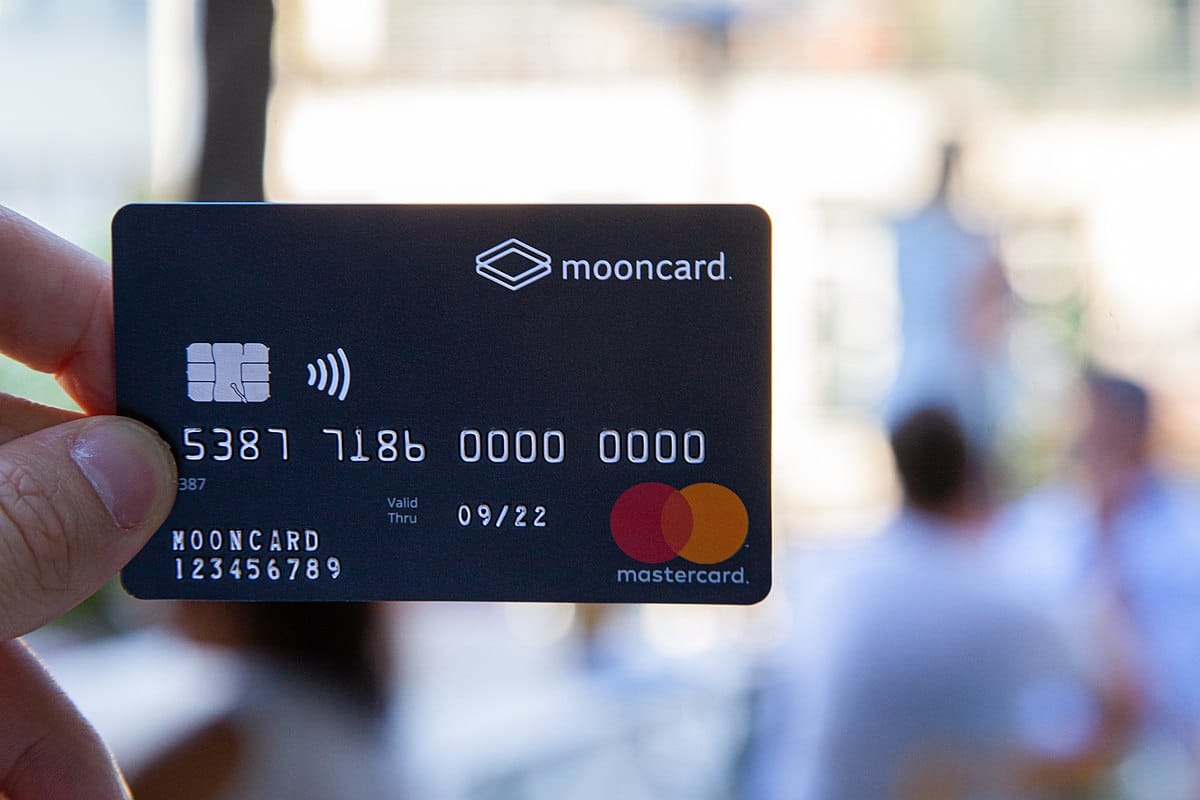 La carte de paiement Mooncard