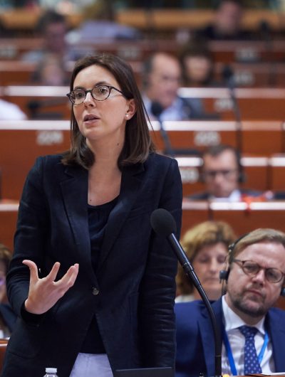 Amélie de Montchalin au Conseil de l'Europe en 2019