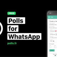 présentation de polls for whatsapp