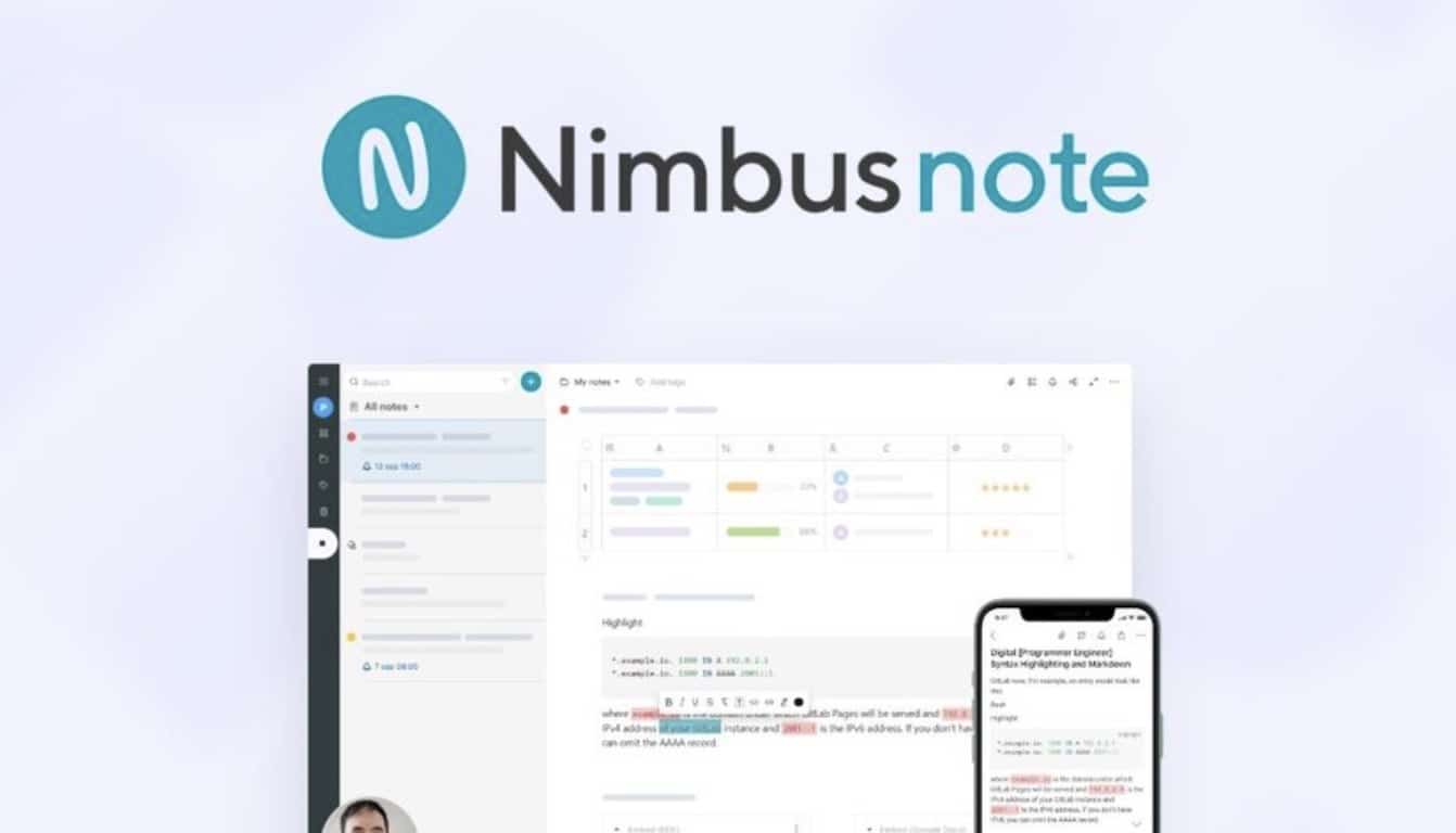 Nimbus Note présentation