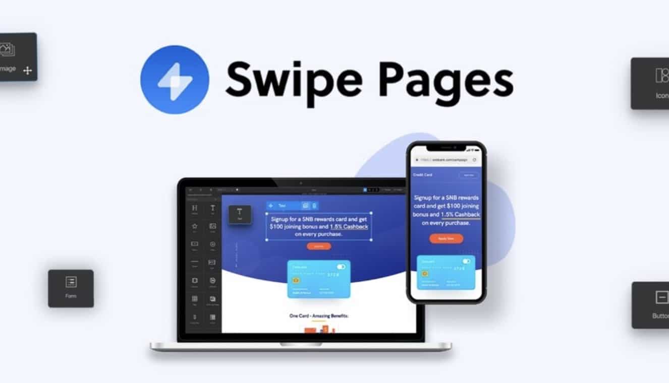 Swipe Pages - interface