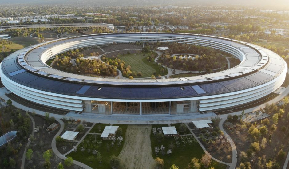 Apple Park, le nouveau siège de la firme à Cupertino en Californie