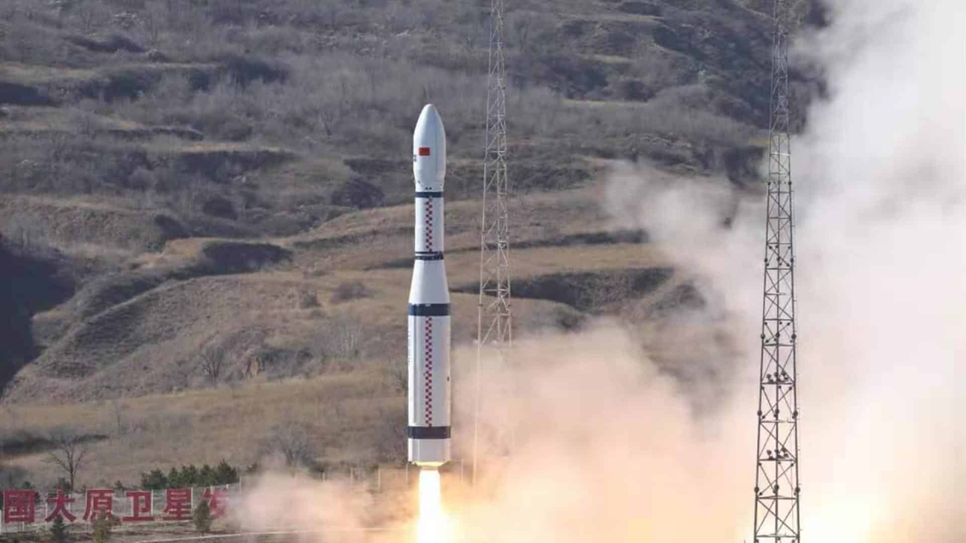 Aperçu du lancement de la fusée chinoise.