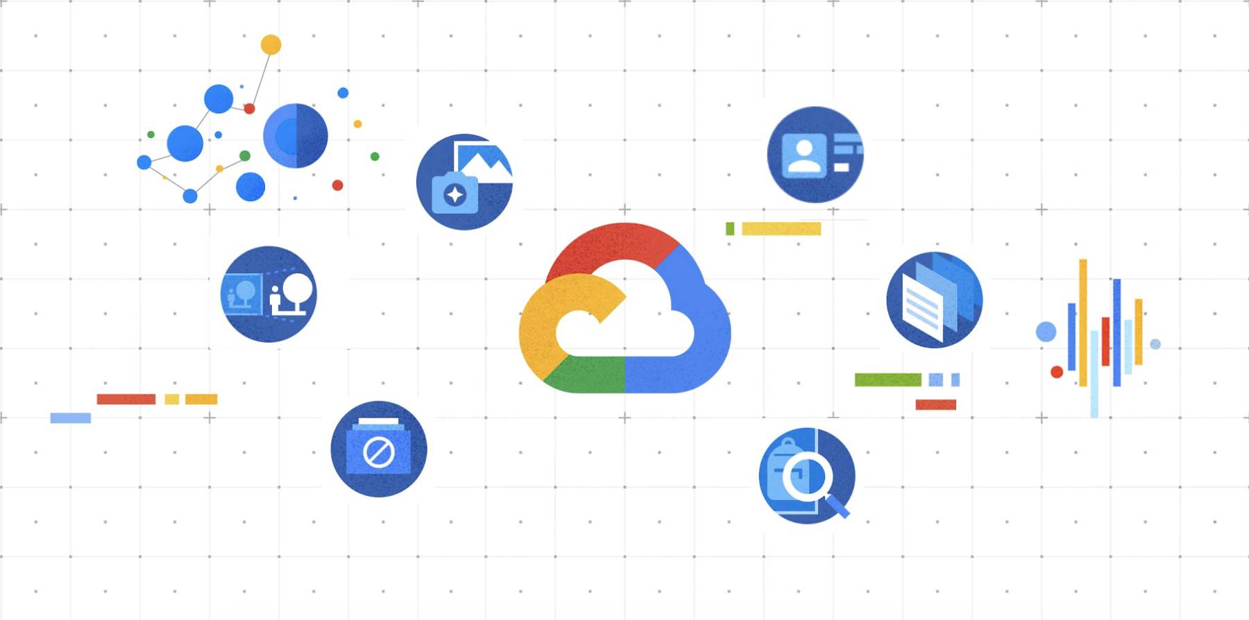 Le logo de Google Cloud et de DocAI.