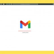 Interface web de Gmail sur Safari macOS.