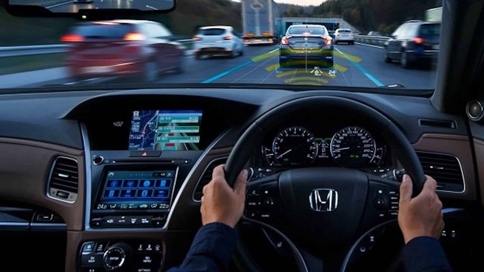 Aperçu du système de conduite autonome de Honda.