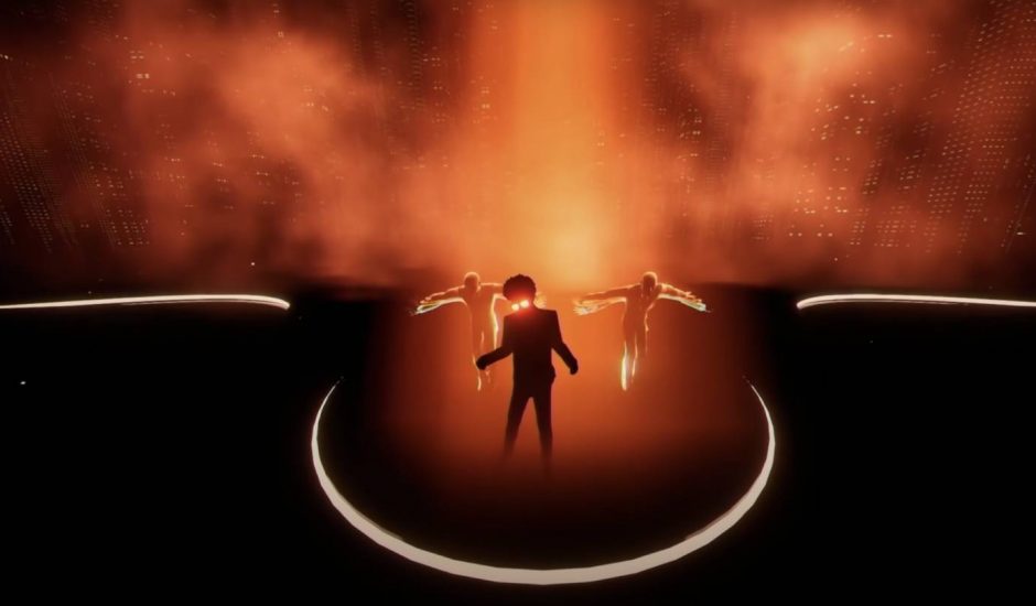 Capture d'écran du concert de The Weeknd organisé sur TikTok.