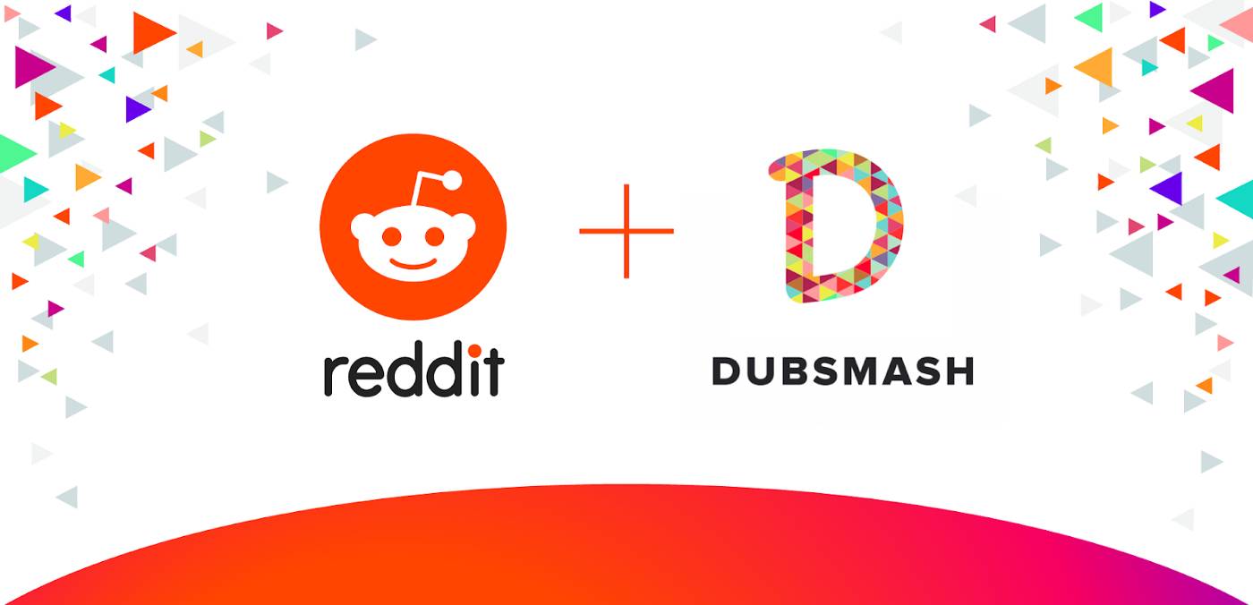 Les logos de Reddit et de Dubsmash côte à côte.
