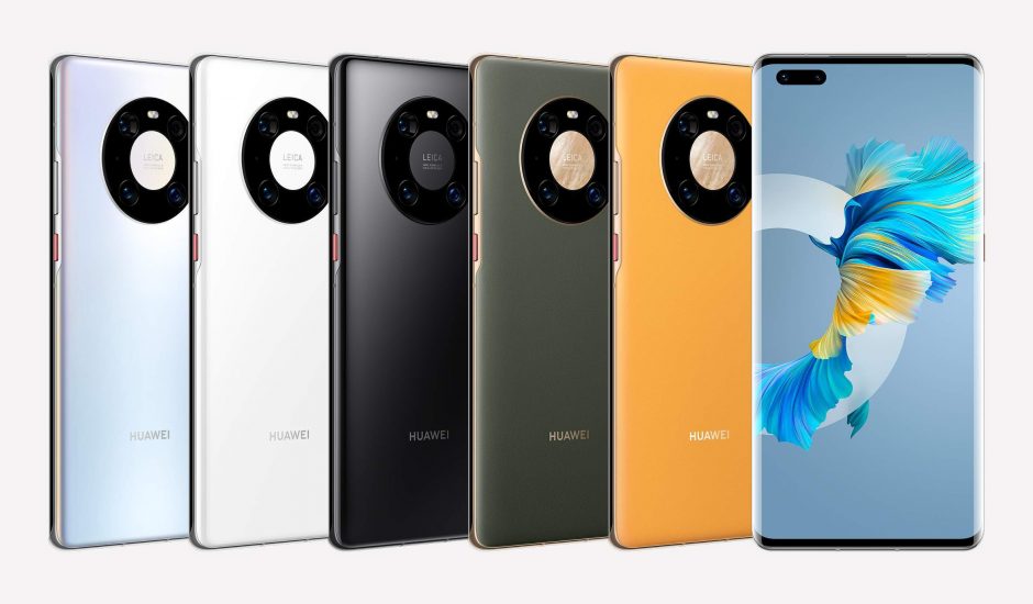 Les différents coloris du Huawei Mate 40 Pro