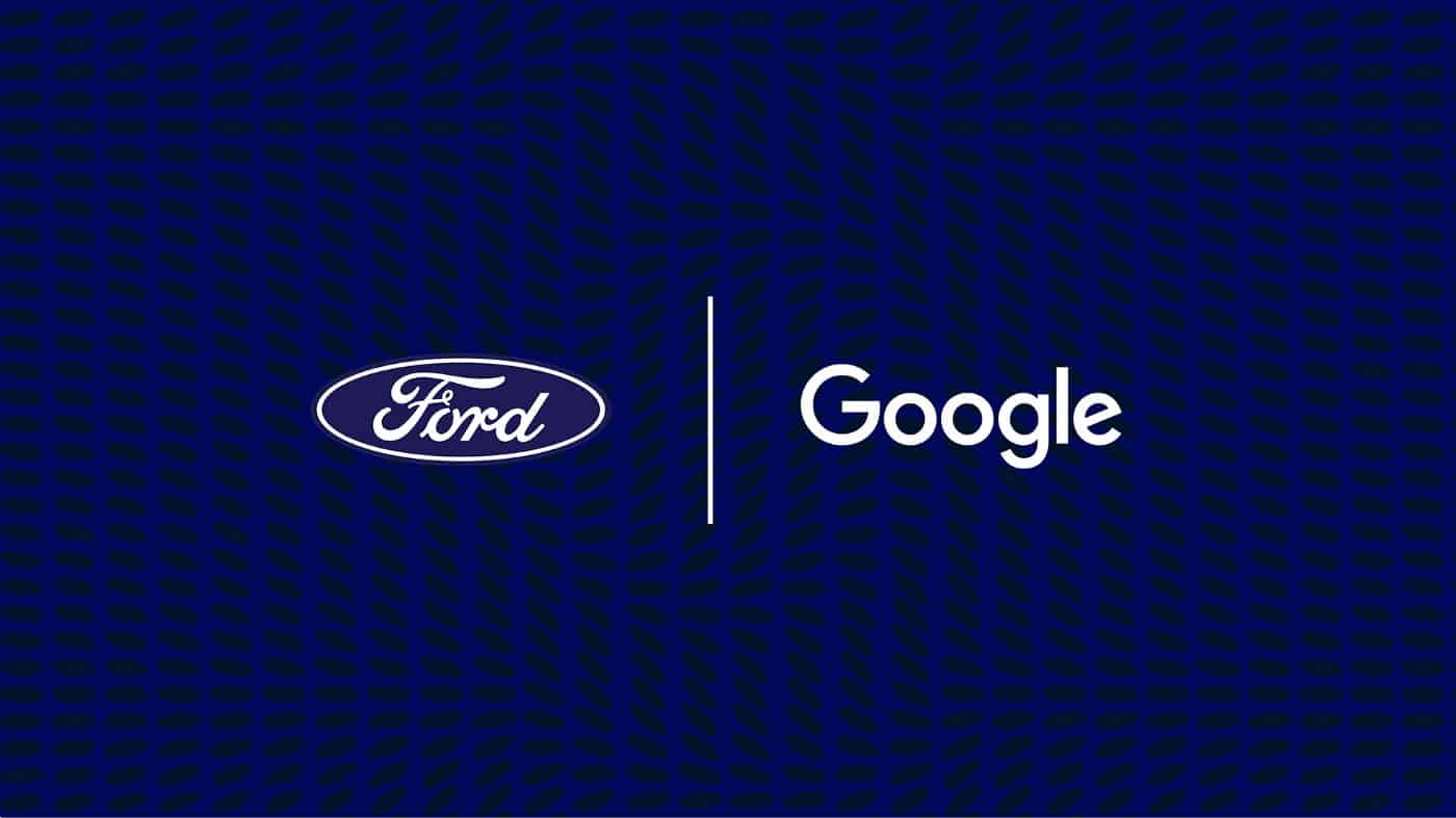Aperçu de l'illustration du partenariat entre Ford et Google.