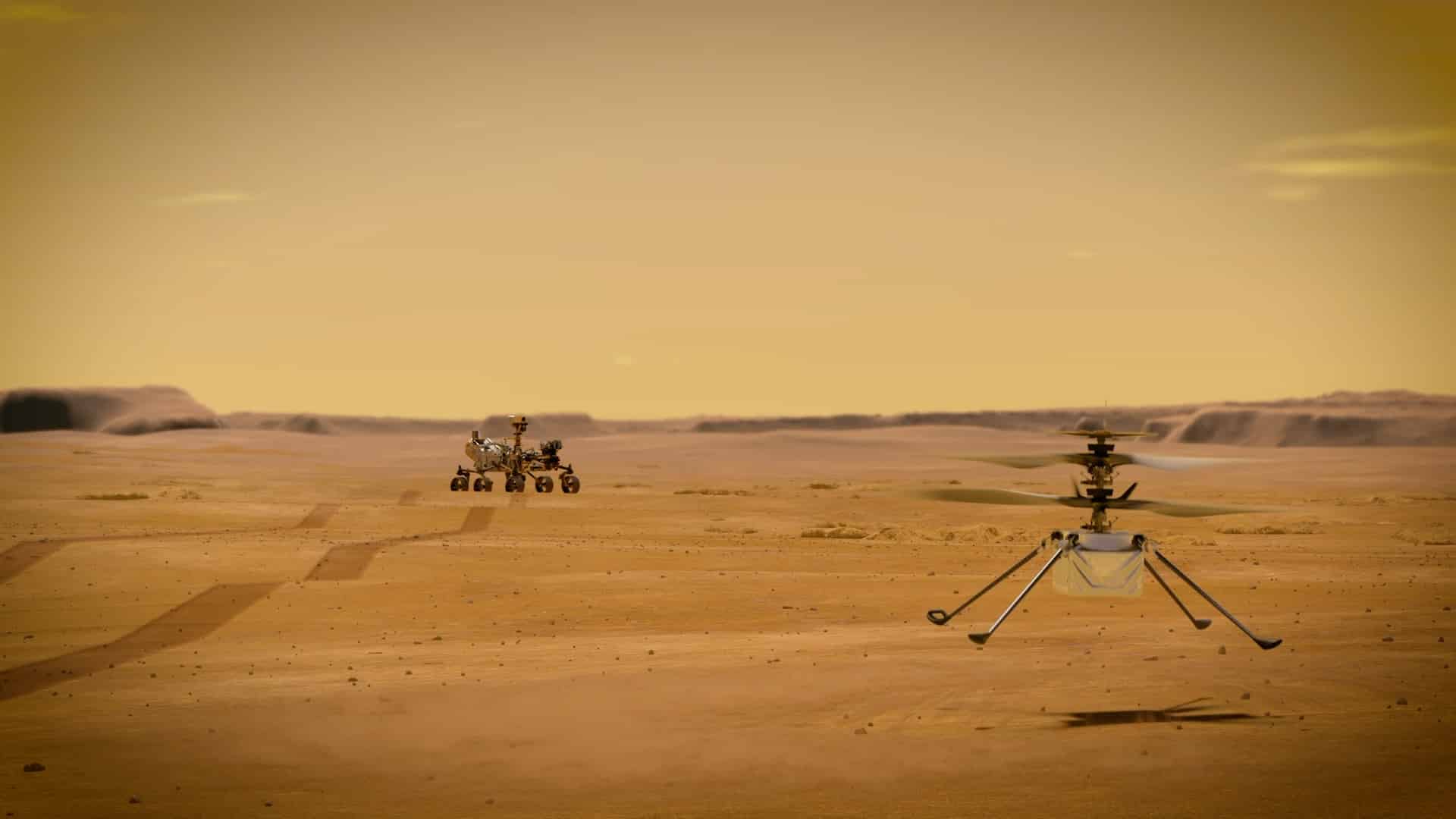 L'hélicoptère Ingenuity prend son envol sur Mars