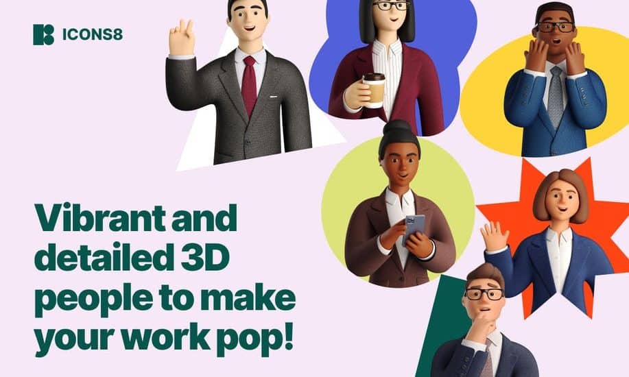 illustrations de personnages d'affaires en 3D