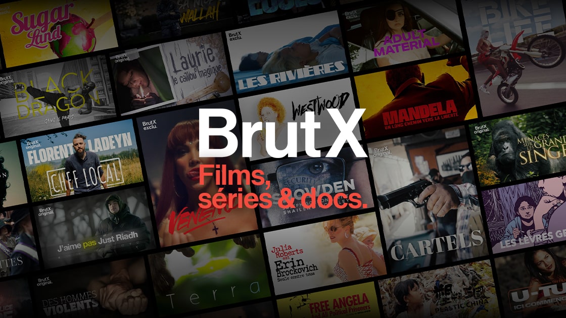 La nouvelle plateforme de streaming BrutX est sortie en France.
