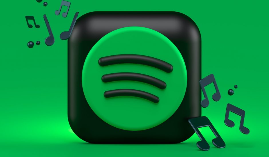 Illustration du logo de Spotify.