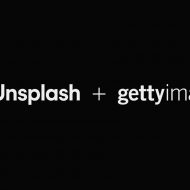 Les logos d'Unsplash et de Getty Images côte à côte.